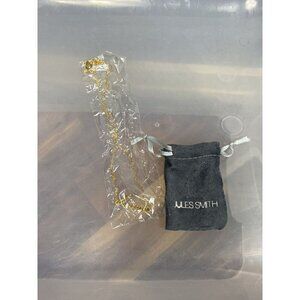 Jules Smith Dreamer Necklace 14 K Gold Plated 18 Inch Chain Elegant Petite